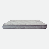 Orthopedic memory foam dog bed, gray